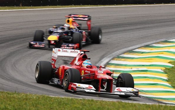 Fernando Alonso and Sebastian Vettel were the title rivals in 2012