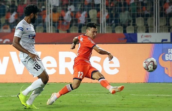 Jackichand Singh has found the back of the net on two occasions for FC Goa (Image: ISL)