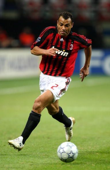 Brazil and AC Milan fullback Cafu