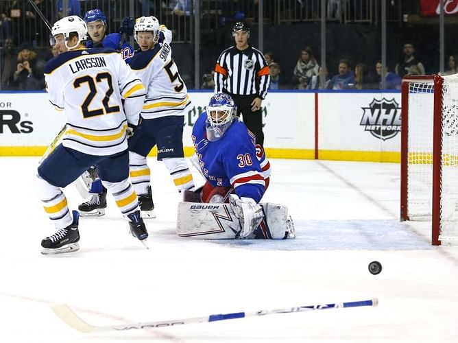 Lundqvist, Vesey lead Rangers to 3-1 win over Sabres