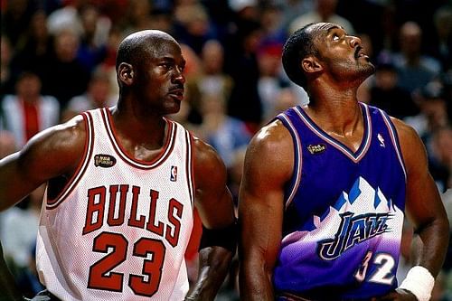 Michael Jordan & Karl Malone