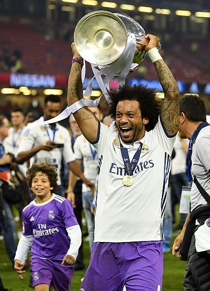 Marcelo has won a host of trophies at Real Madrid
