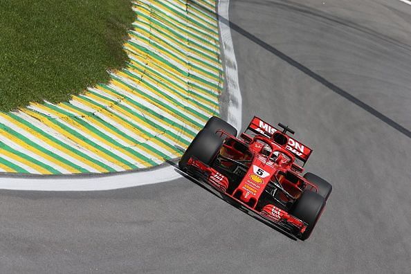Vettel starts second for the F1 Grand Prix of Brazil