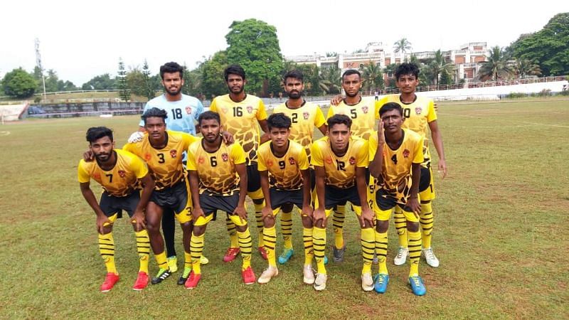 Malappuram team before kickoff