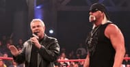 Easy E Eric Bischoff and the Immortal Hulk Hogan in TNA (now Impact wrestling.)