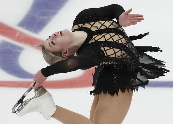 Gracie Gold back in figure skating, with a long way to go