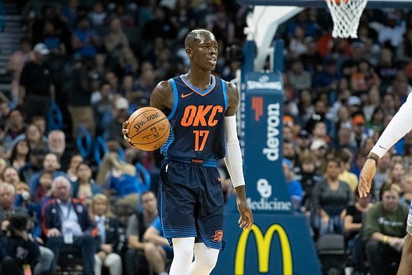 Schroder is the backup point guard for the Oklahoma City Thunder