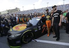 Truex's planned goodbye bash turns into pity party at finale