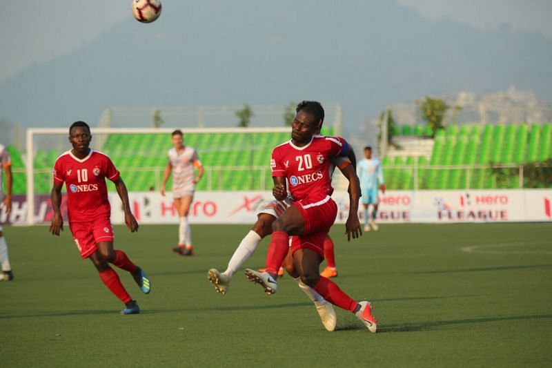 Aizawl players missed their chances