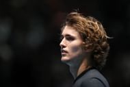 Alexander Zverev at the 2018 Nitto ATP Finals