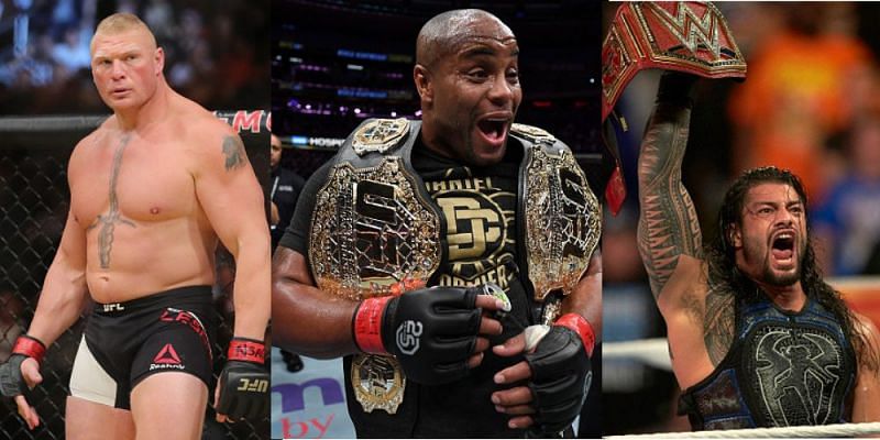 Roman Reigns, Brock Lesnar, and Daniel Cormier, all these men have affected each other in some way!