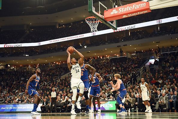 New York Knicks v Milwaukee Bucks