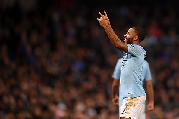 Raheem Sterling scored two goals and provided two assists