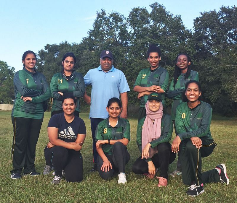 USF Women Cricket Club Players with coaches Certification