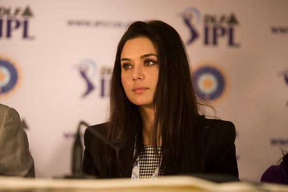 Kings XI Punjab team owner Preity Zinta