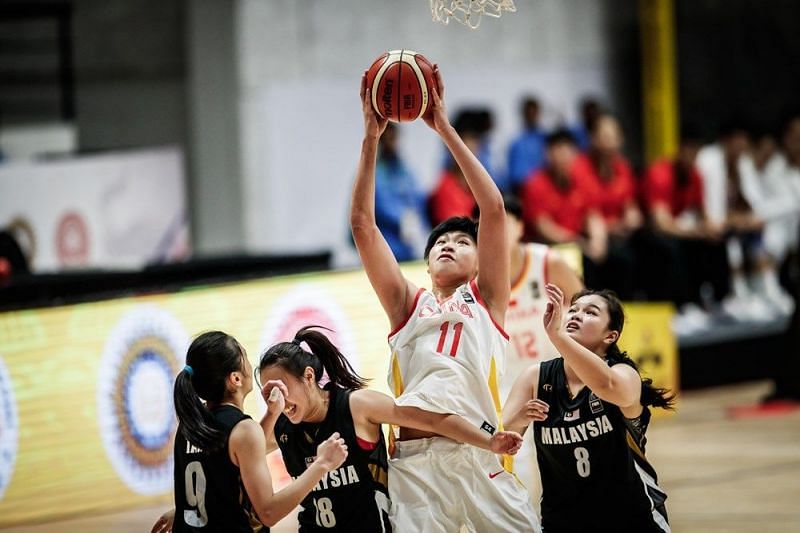 Mingling Chen of China chipped in with 19 points and 21 rebounds 