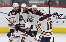 Brodziak scores twice, Oilers beat Red Wings 4-3