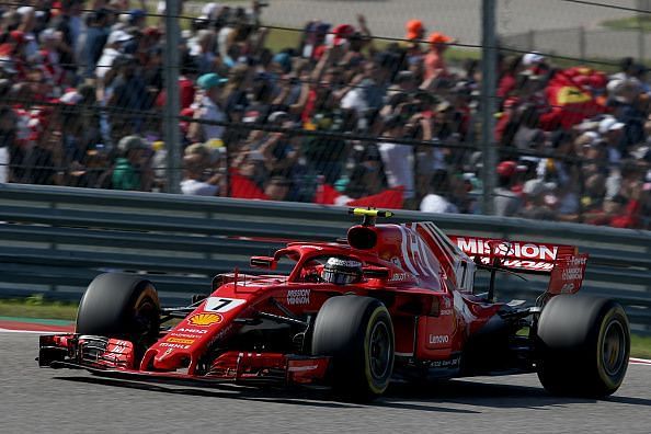 Kimi Raikkonen ended his wait at the United States Grand Prix