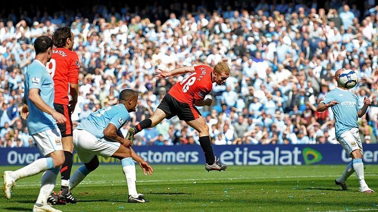 Paul Scholes with a late winner that day.