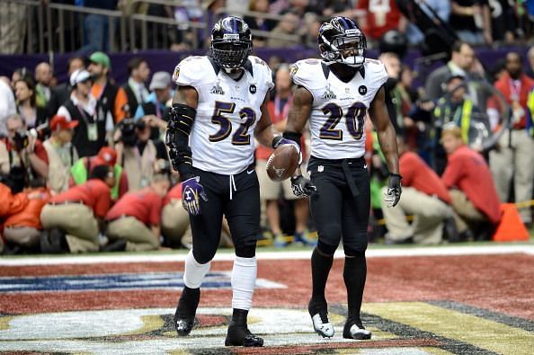 Ray Lewis and Ed Reed