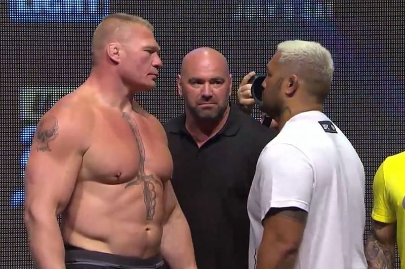 Brock Lesnar: Has unfinished business with Mark Hunt