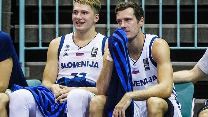 Doncic and Dragic in the final minutes of EuroBasket 2017