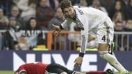 Ramos' unapologetic reaction to his tackle on Augusto Fernandez.