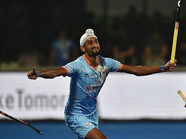 Mandeep Singh ran rings around the South African defence