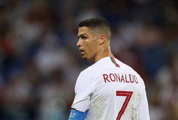 Ronaldo captained Portugal in the 2018 World Cup