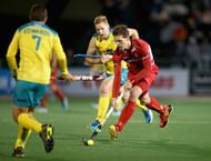 Denayer did well to receive a rocket from Arthur van Doren and positioned himself to calmly deposit the ball over Canadian keeper Kindler's reach