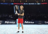 Alexander Zverev at the Nitto ATP Finals - Day Eight