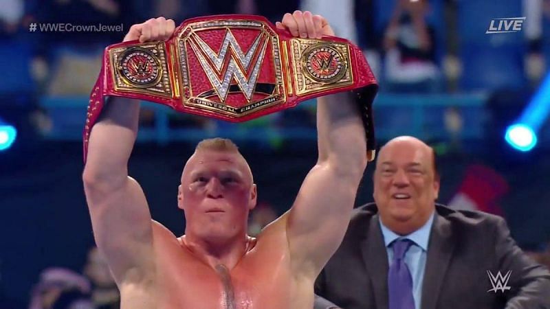 Brock Lesnar reclaimed the WWE Universal Championship at Crown Jewel&lt;p&gt;