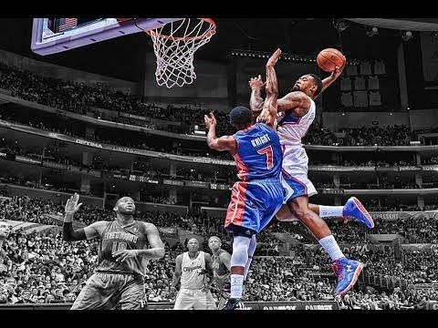 DeAndre Jordan Dunking Over Brandon Knight