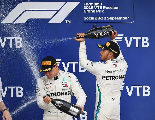 F1 Grand Prix of Russia where Bottas was bereft of any smile