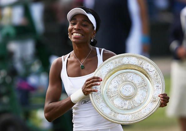 Venus Williams after winning The Championships - Wimbledon 2007
