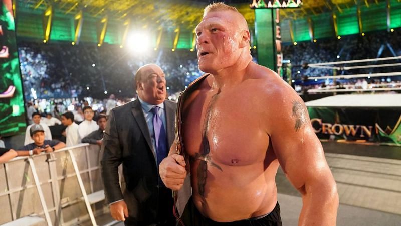 Brock Lesnar wins the Universal Title