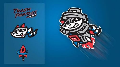 Madison, Alabama's Rocket City Trash Pandas unveiled their space raccoon-themed logos last week