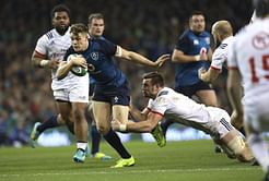 Ireland backups end Eagles win streak 57-14 in Dublin