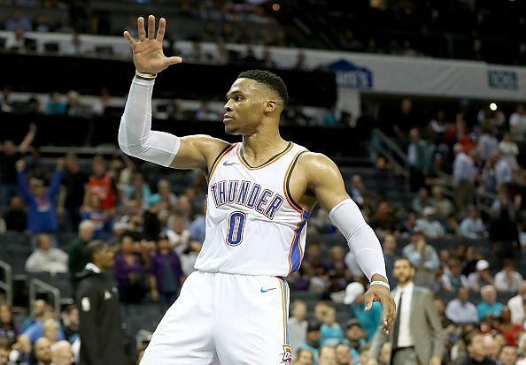 Russell Westbrook has averaged a triple-double in two consecutive seasons