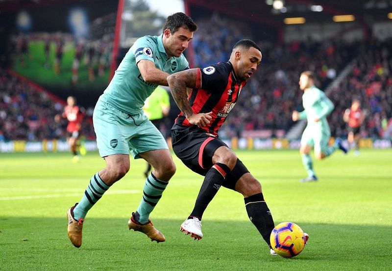 Arsenal took on Bournemouth at the Vitality stadium