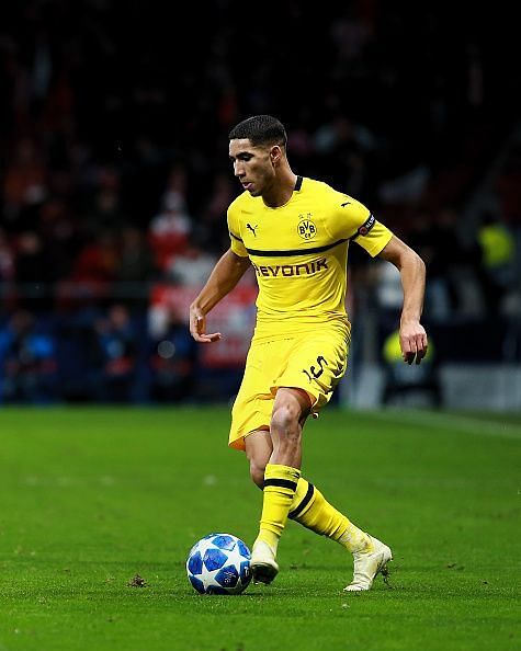 Achraf Hakimi has been impressive on the right flank for Dortmund