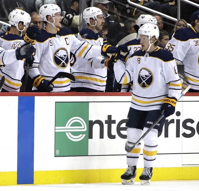 Eichel's OT winner lifts Sabres by reeling Penguins 5-4