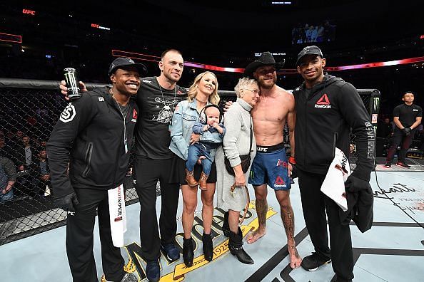 A celebration with his family ended the night for Donald &#039;Cowboy&#039; Cerrone