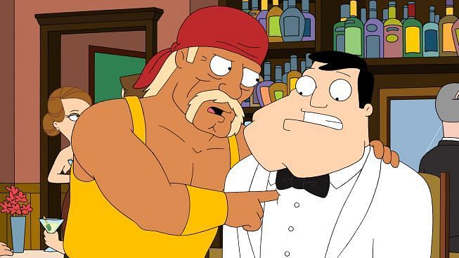 Hogan gives Stan Smith the business on American Dad.