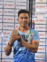 Chinglensana Singh was one of the star players of the match