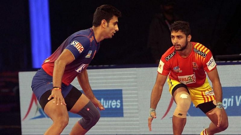 Sunil Kumar put in a superb eight-point performance against Jaipur Pink Panthers