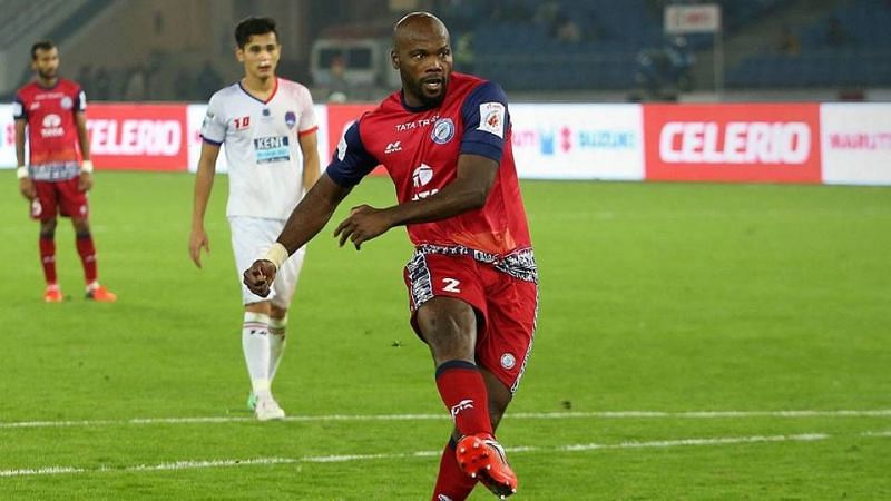 Andre Bikey during his stay at Jamshedpur FC