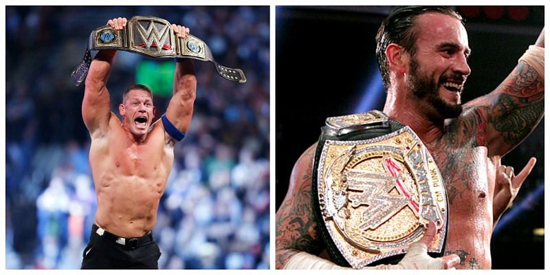 John Cena and CM Punk both hold WWE records