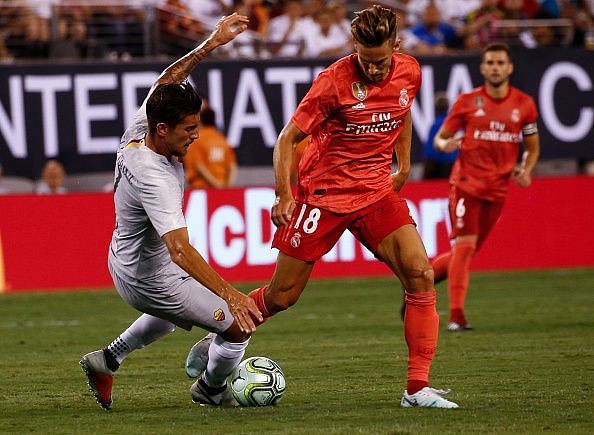 Marcos Llorente was brilliant in the holding midfield role