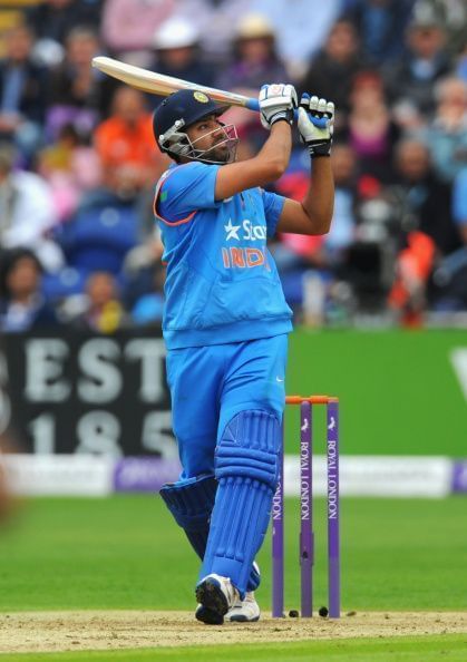 Rohit Sharma playing his